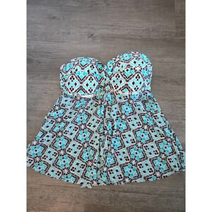 Merona Blue Tankini have Medium and Large available